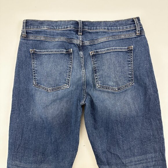 Banana Republic Girlfriend Jean Women's size 8 Dark Wash Blue Denim Jeans - Picture 5 of 5